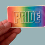 Pride sticker rainbow