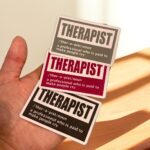 Therapist definition mental health sticker