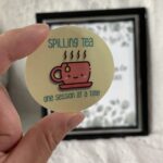 Spilling Tea Sticker