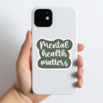 Mental health matters sticker